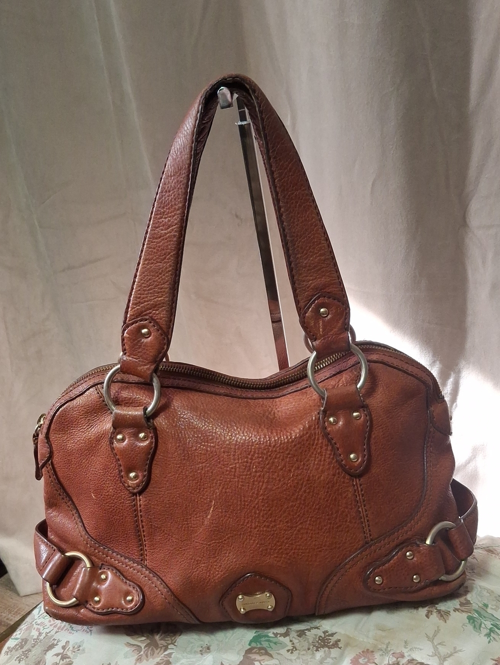 Vtg. Michael Kors Pebbled Leather Shoulder Bag